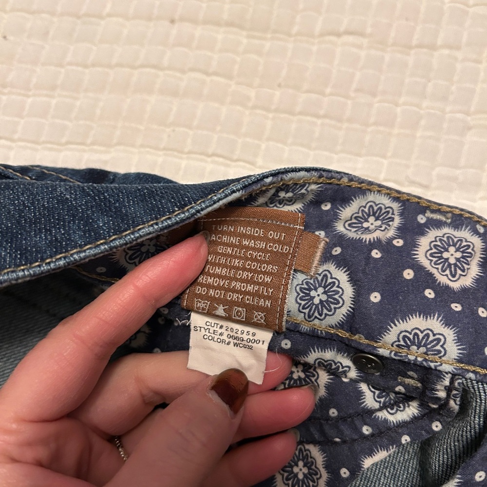 Paige Premium Denim Womens Jeans Hidden Hills Boot Cut Slightly Distressed Sz 30 - Picture 3 of 10
